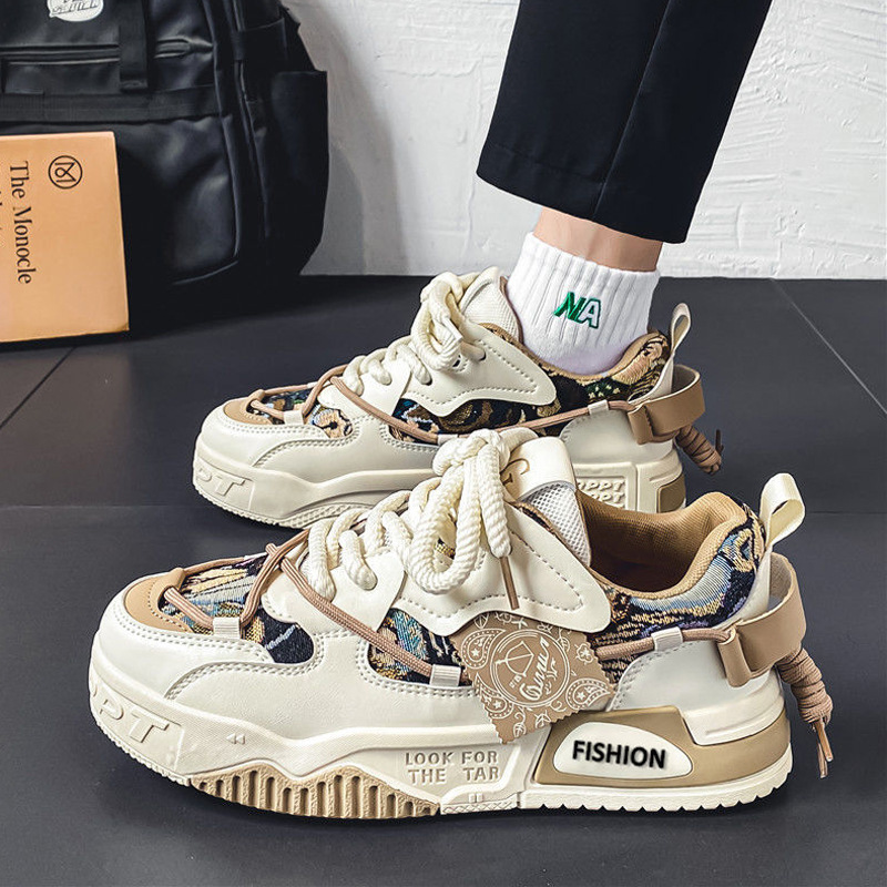 Unisex Chunky Plateau-Sneaker mit Schnürung – Freizeitschuhe 5