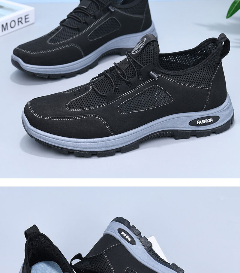 Atmungsaktive, leichte Herren-Freizeitschuhe für draußen detail 3
