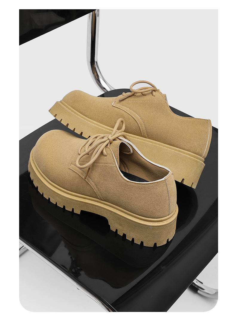 Men's Chunky Platform Lace-Up Casual Shoes detail 11