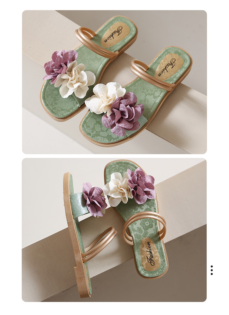 Women's Floral Lightweight Slip-On Flat Slippers detail 20