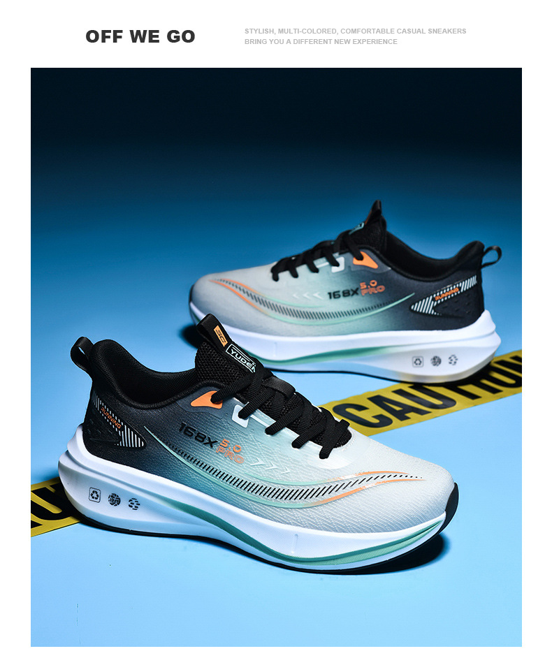 Men's Breathable Cushioned Running Shoes detail 4