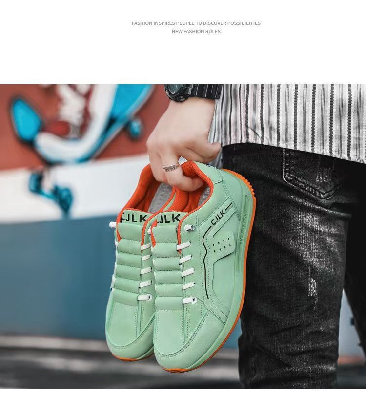 Herren Freizeitschuhe zum Schnüren aus Synthetik detail 6