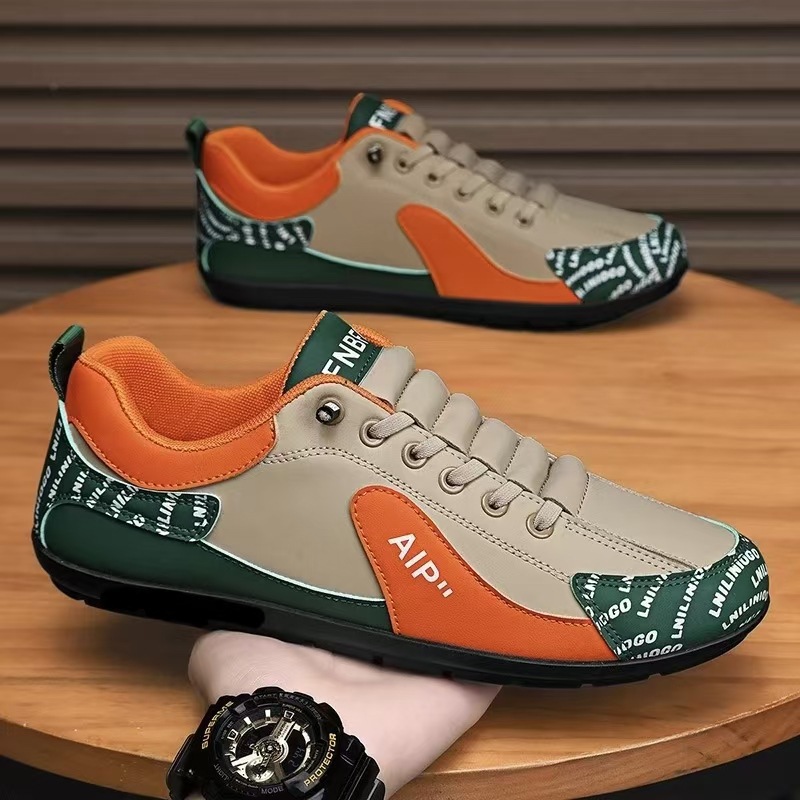 Leather surface-Orange