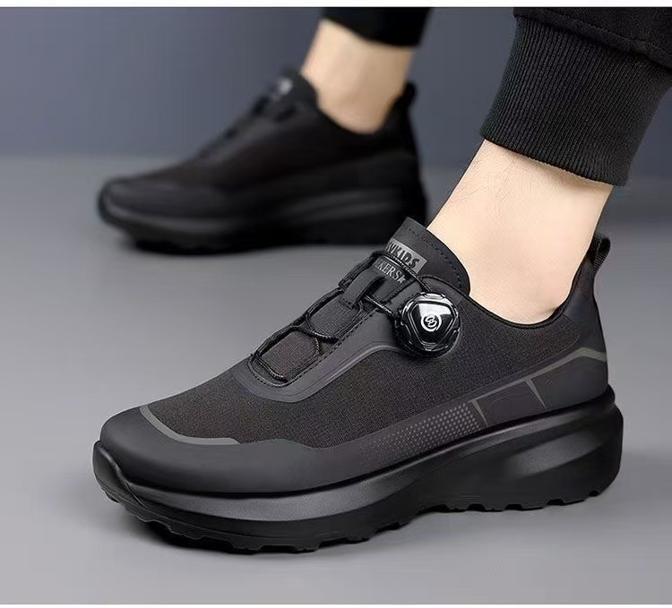 Atmungsaktive, gedämpfte Low-Top Walkingsneaker für Herren detail 6
