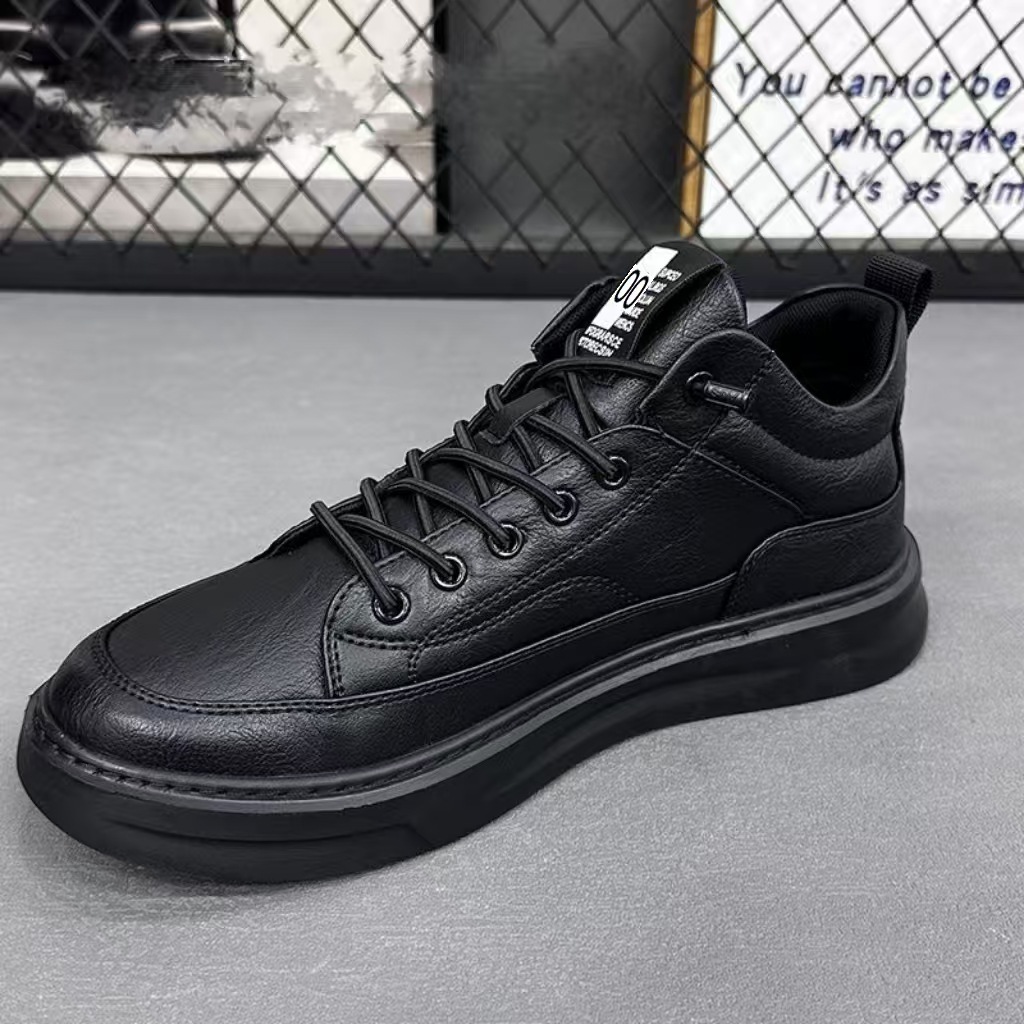 Rutschfeste Herren-Freizeitschuhe zum Schnüren, Mid-Top detail 12