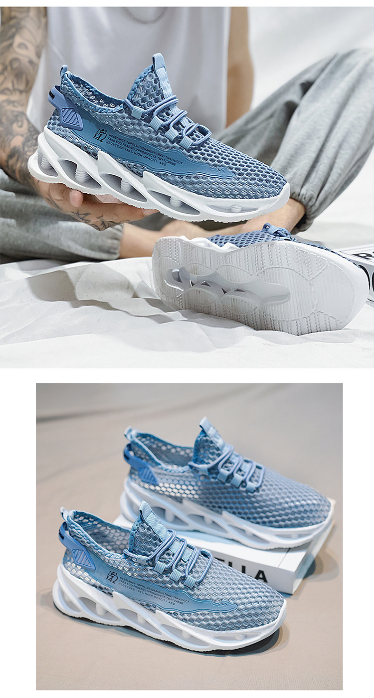 Atmungsaktive, leichte Herren-Laufschuhe aus Mesh detail 8