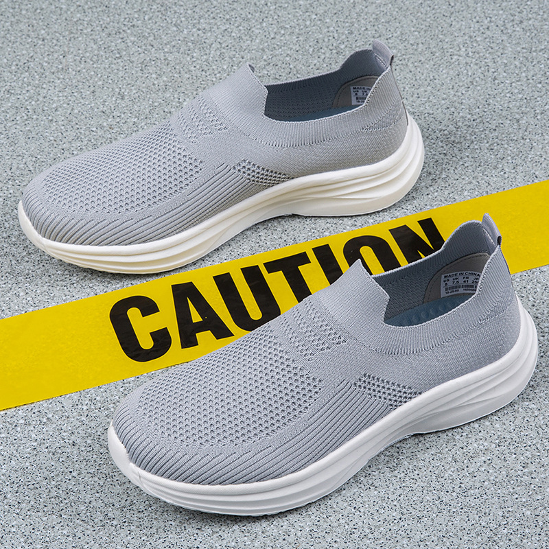 Men's Breathable Knit Slip-On Casual Shoes 4