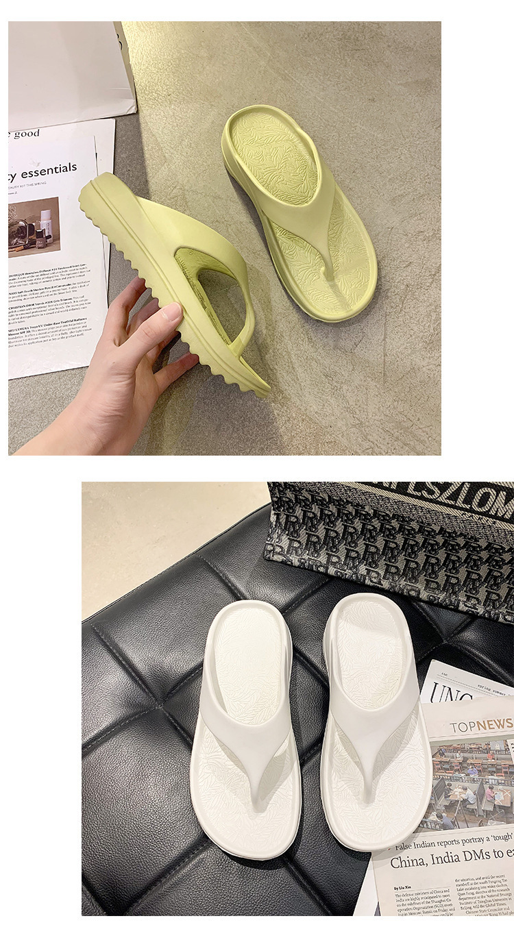 Women's Lightweight Cushioned Platform Flip-Flops detail 6