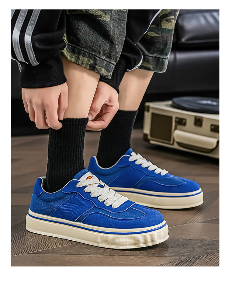 Herren Freizeitschuhe mit Schnürung, Colorblocking & Plateau detail 19