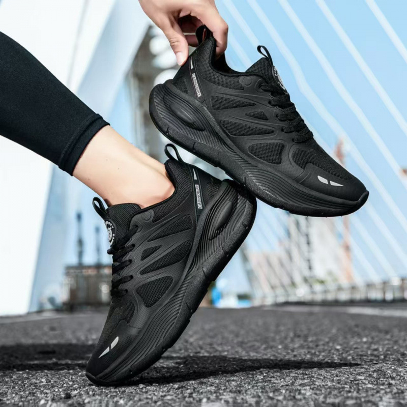 Ademende mesh hardloopschoenen met demping voor heren detail 3