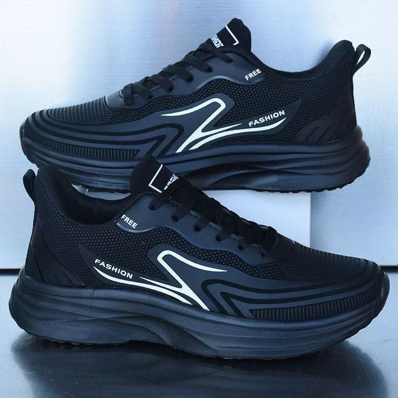 Atmungsaktive gedämpfte Laufschuhe für Herren aus Mesh 3