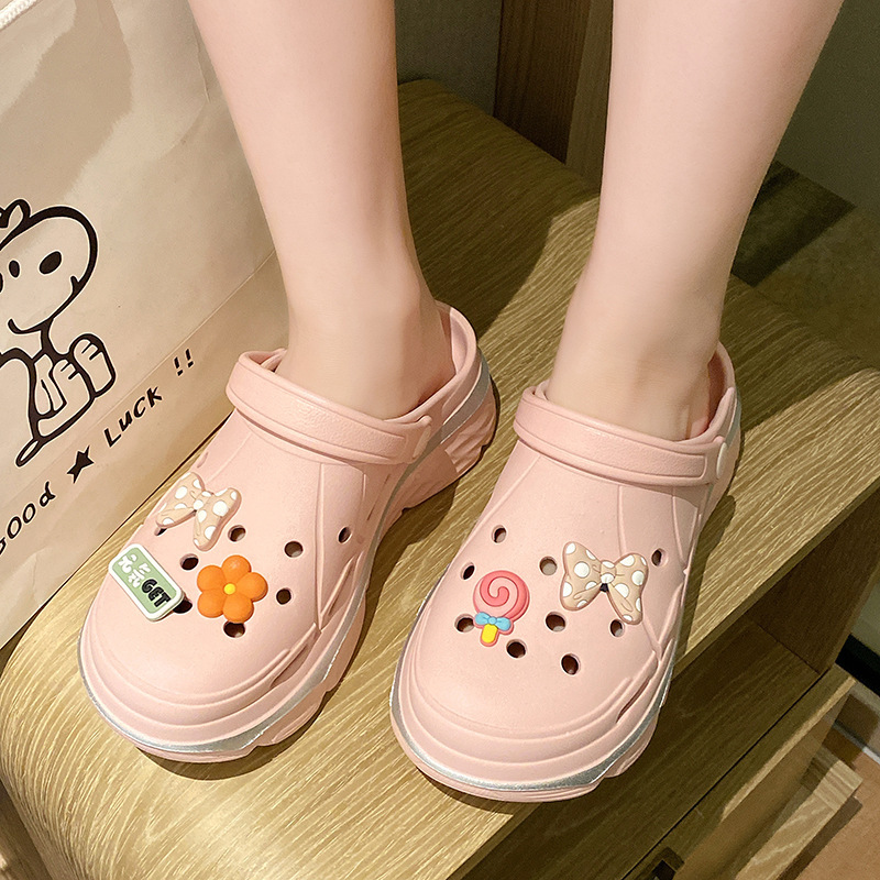 Women's Lightweight Breathable Platform Clog Sandals 3