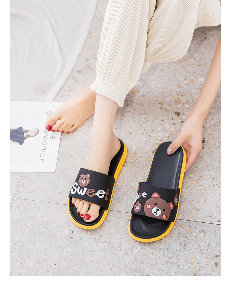 Women's Lightweight Non-Slip Cartoon Print Slide Slippers detail 12
