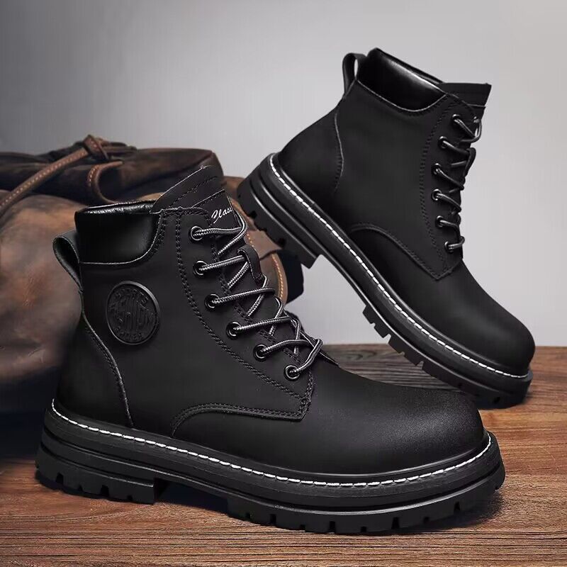 Rutschfeste Schnür-Stiefeletten für Herren für Outdoor-Aktivitäten 5