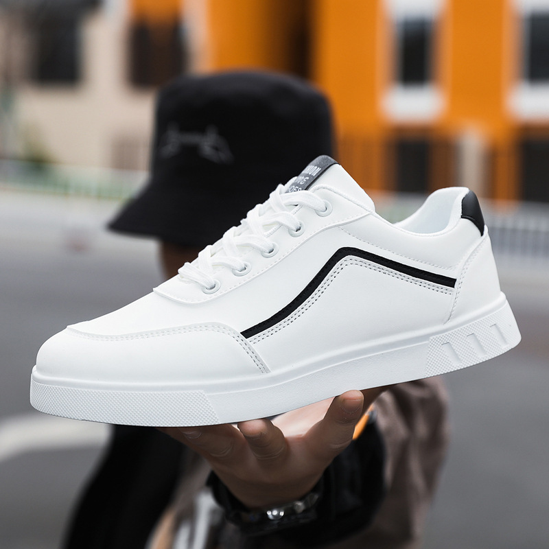 Men's Colorblock Lace-Up Casual Shoes