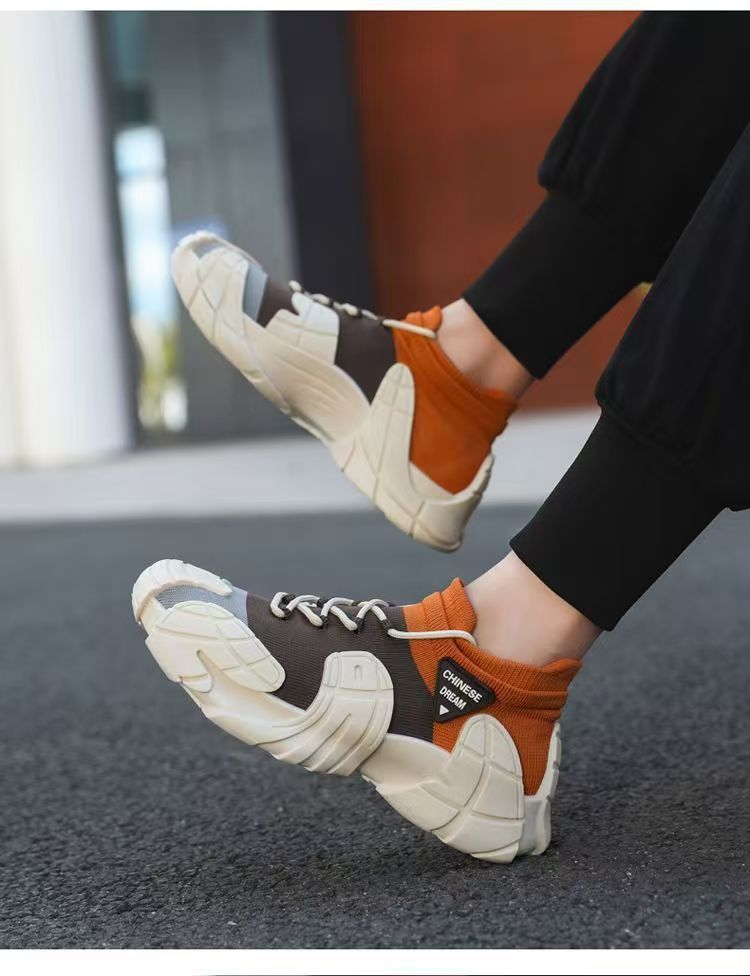 Chaussures casual plateforme unisexe en maille respirante detail 3