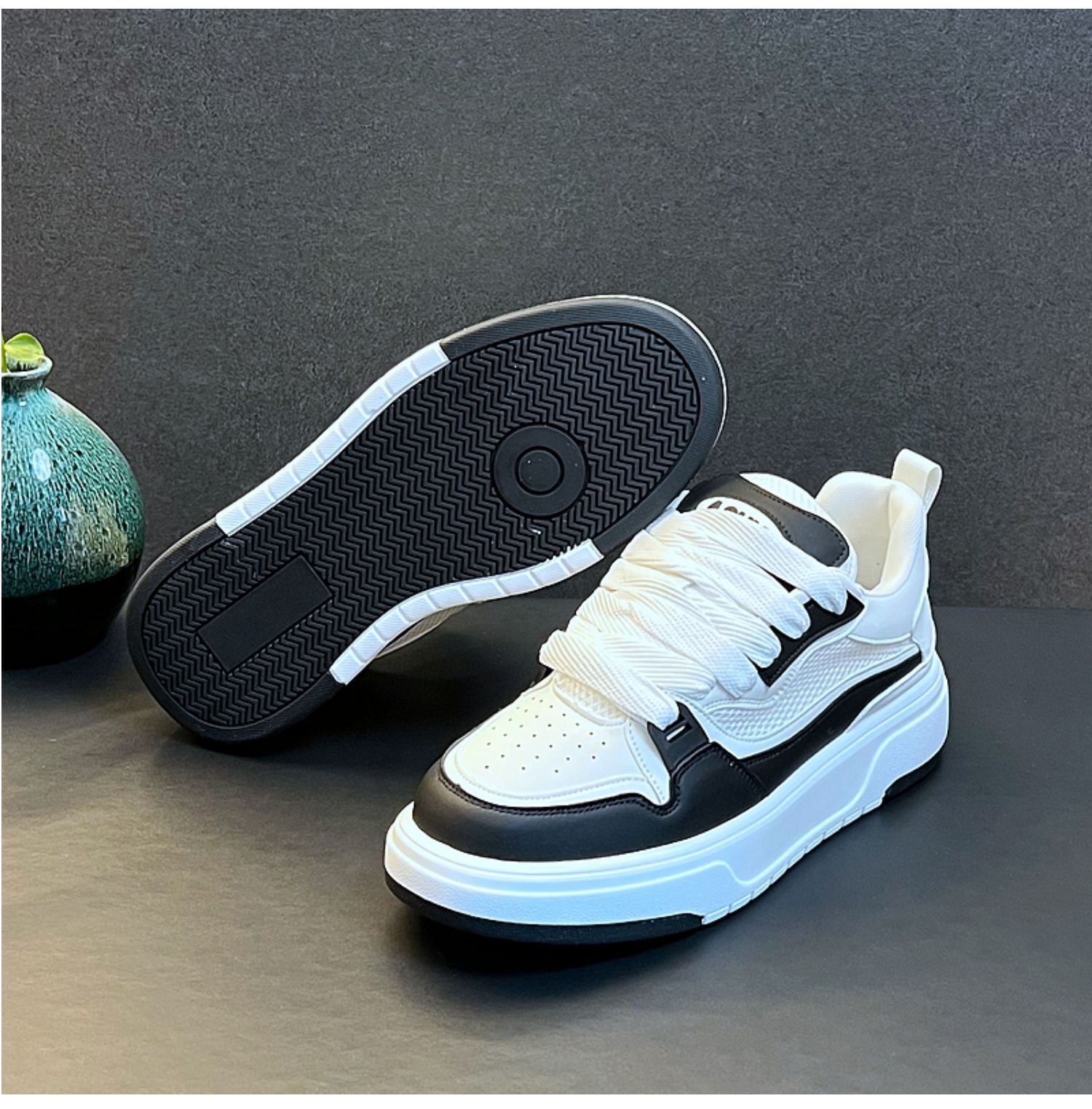 Unisex Breathable Mesh Platform Casual Sneakers detail 16