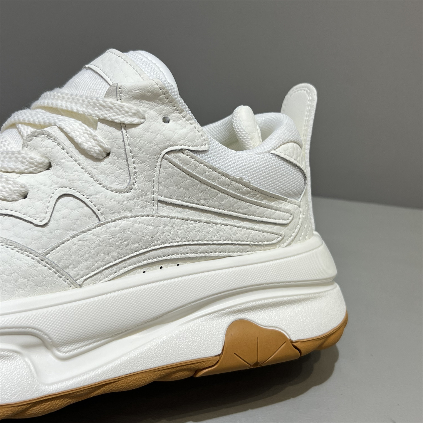 Baskets casual unisexes à plateforme et lacets detail 12