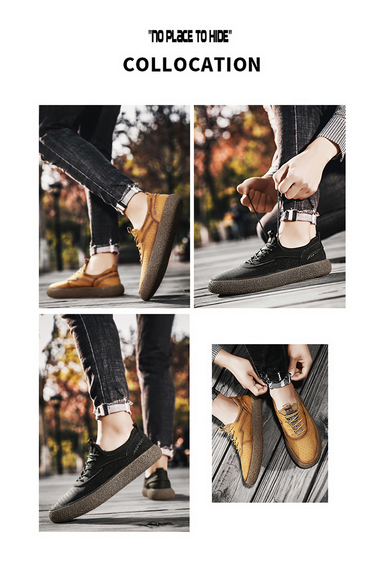 Atmungsaktive Freizeitschuhe für Herren mit Schnürung detail 1