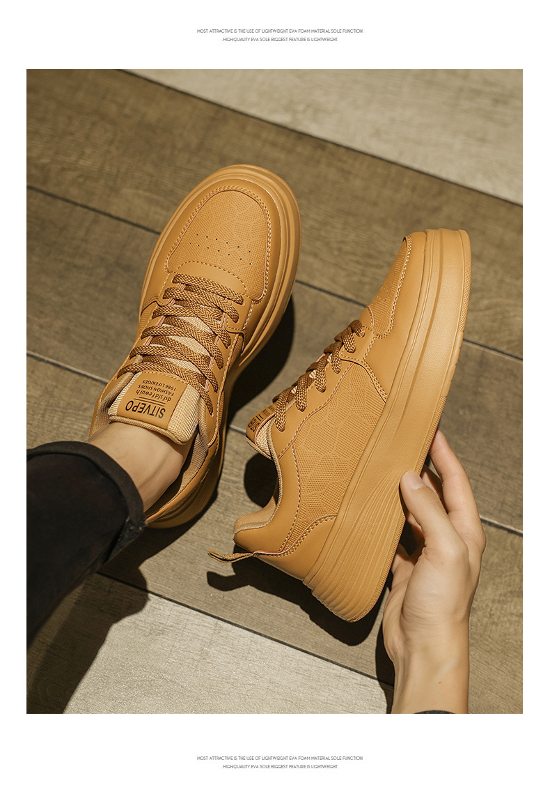 Sneakers casual da uomo stringate con plateau e ammortizzazione detail 7