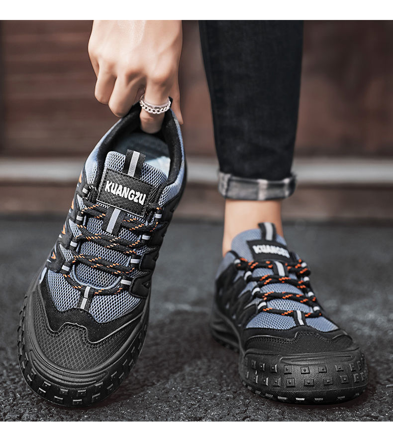 Men's Breathable Mesh Cushioned Athletic Shoes detail 2