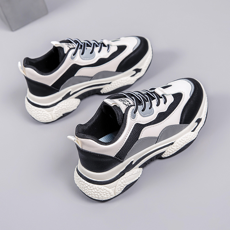Women's Breathable Colorblock Platform Casual Sneakers 2
