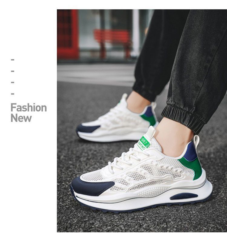 Scarpe sportive da uomo in mesh traspirante e ammortizzate detail 7