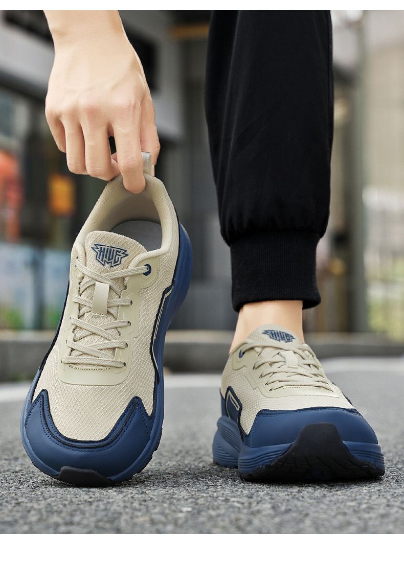 Men's Breathable Cushioned Lightweight Running Shoes detail 8