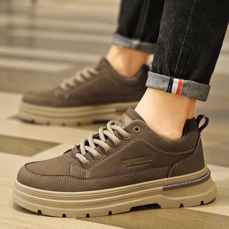 Chaussures casual pour homme à lacets et semelle crantée antidérapante 3