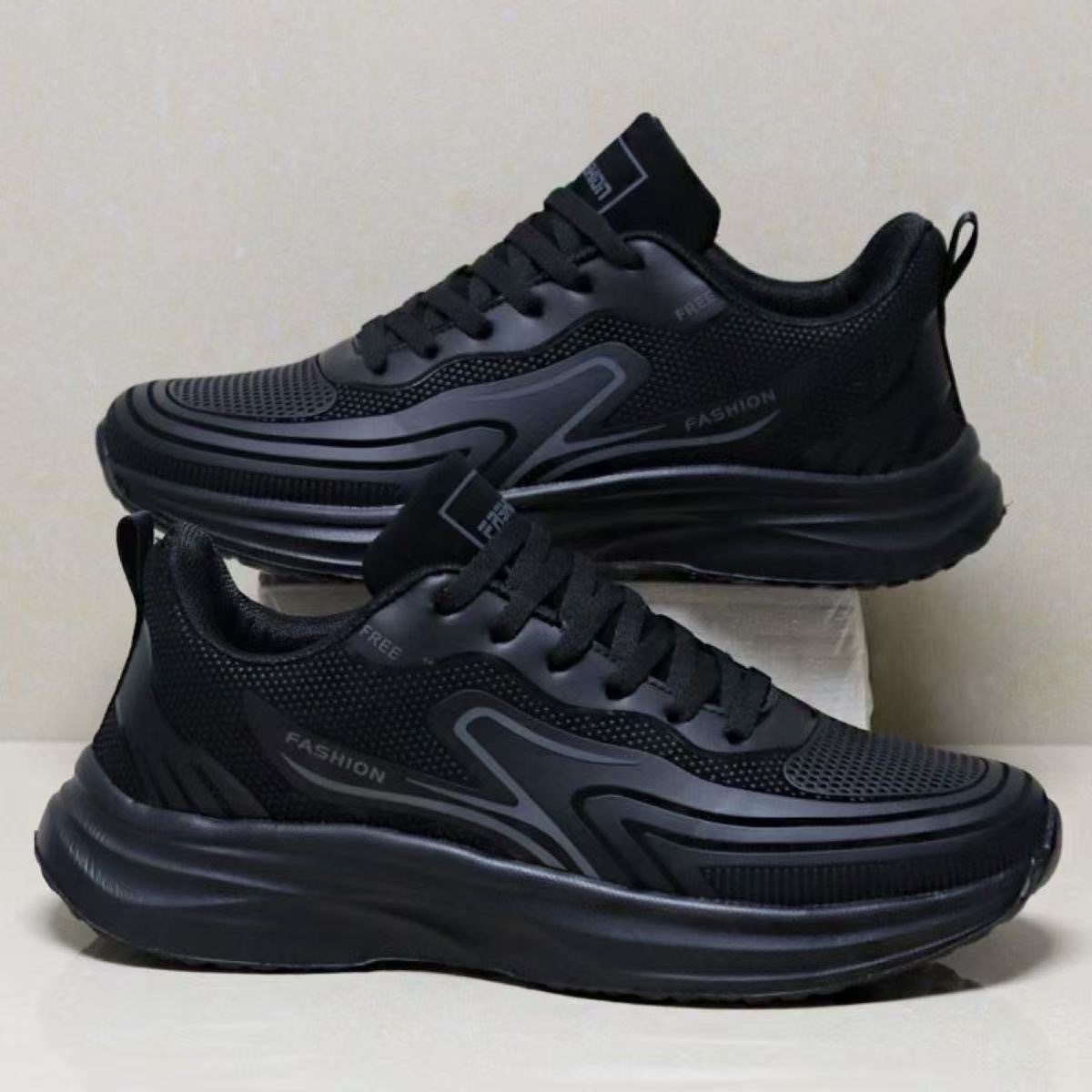 Atmungsaktive gedämpfte Laufschuhe für Herren aus Mesh 4