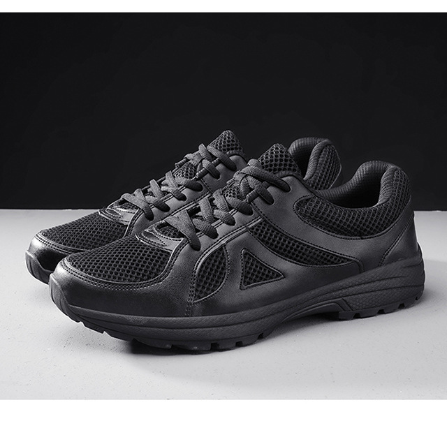 Atmungsaktive, rutschfeste Herren-Sportschuhe zum Schnüren detail 12