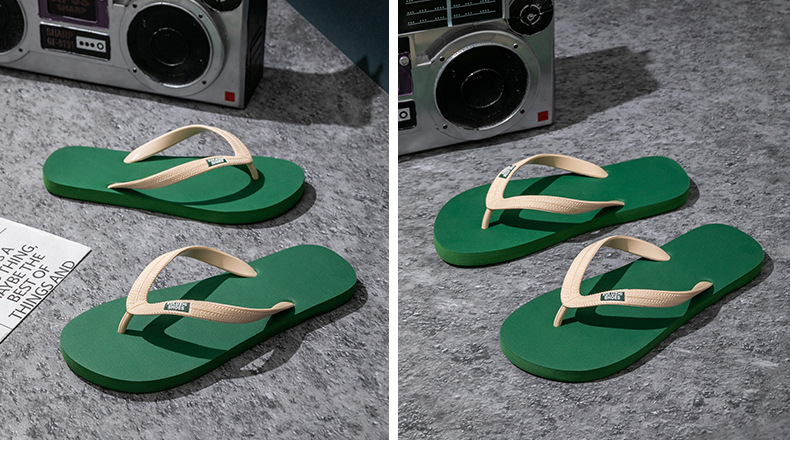 Unisex Lightweight Waterproof Slip-On Flip-Flops detail 7