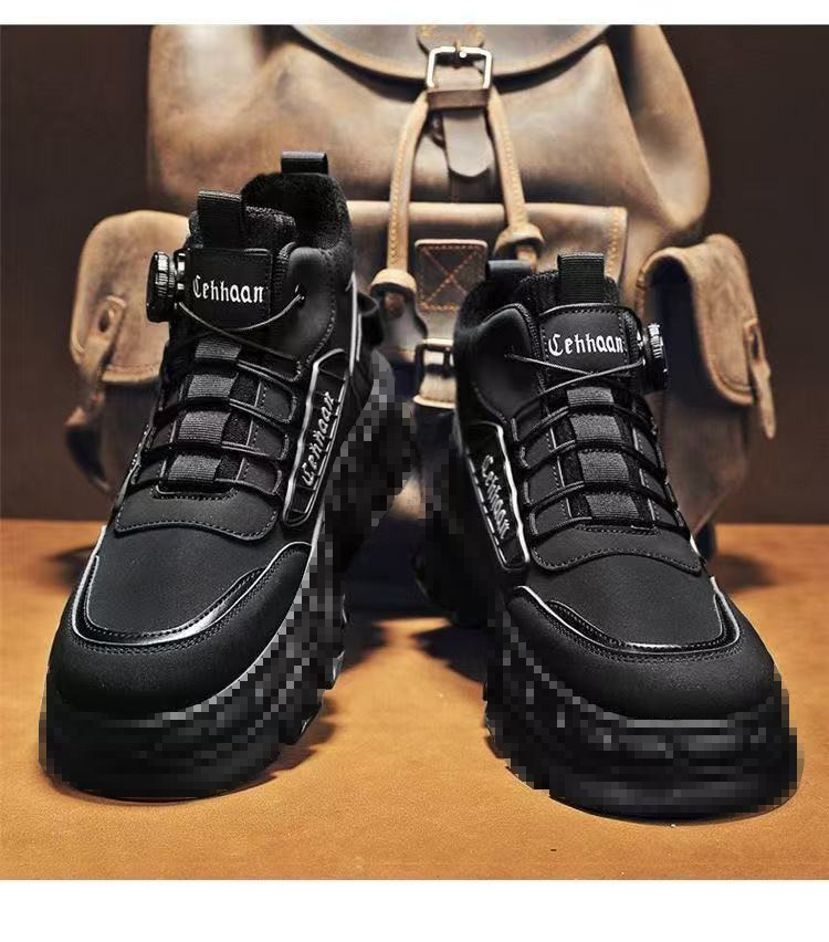 Stivali outdoor antiscivolo da uomo in pelle PU detail 13