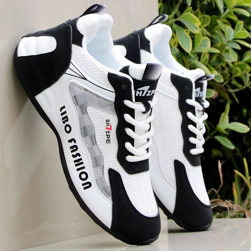 Men's Breathable Mesh Lace-Up Athletic Shoes 3