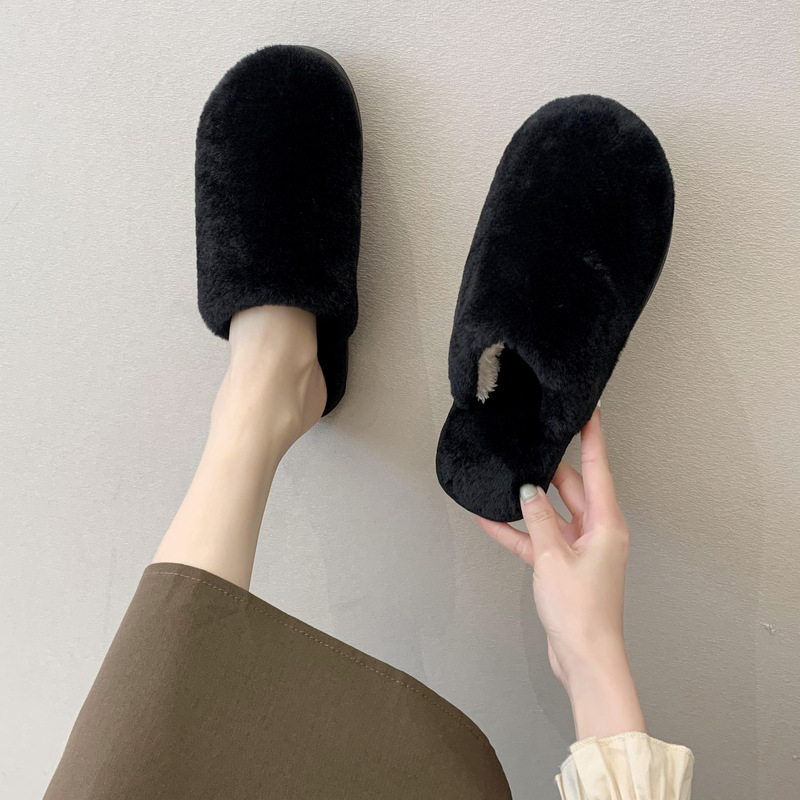 Women's Cozy Warm Plush Slip-On Slippers 4