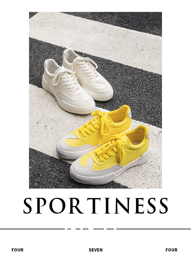 Chaussures casual à lacets respirantes pour homme au design colorblock detail 1