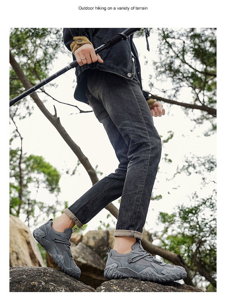 Men's Breathable Non-Slip Lace-Up Athletic Shoes detail 12