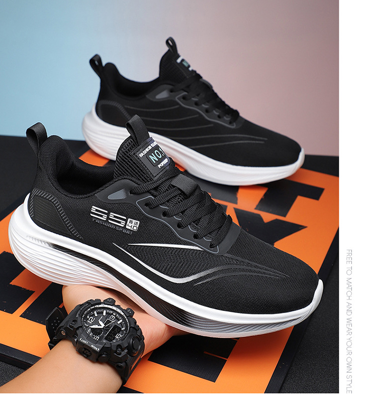 Atmungsaktive, dämpfende & leichte Herren-Laufschuhe detail 4