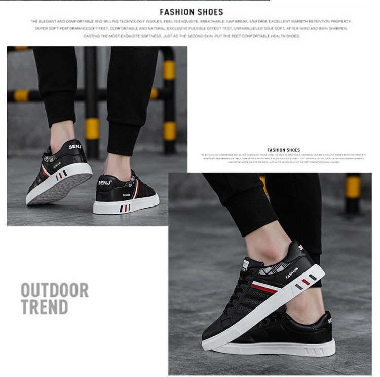 Chaussures casual à lacets pour homme style colorblock detail 12