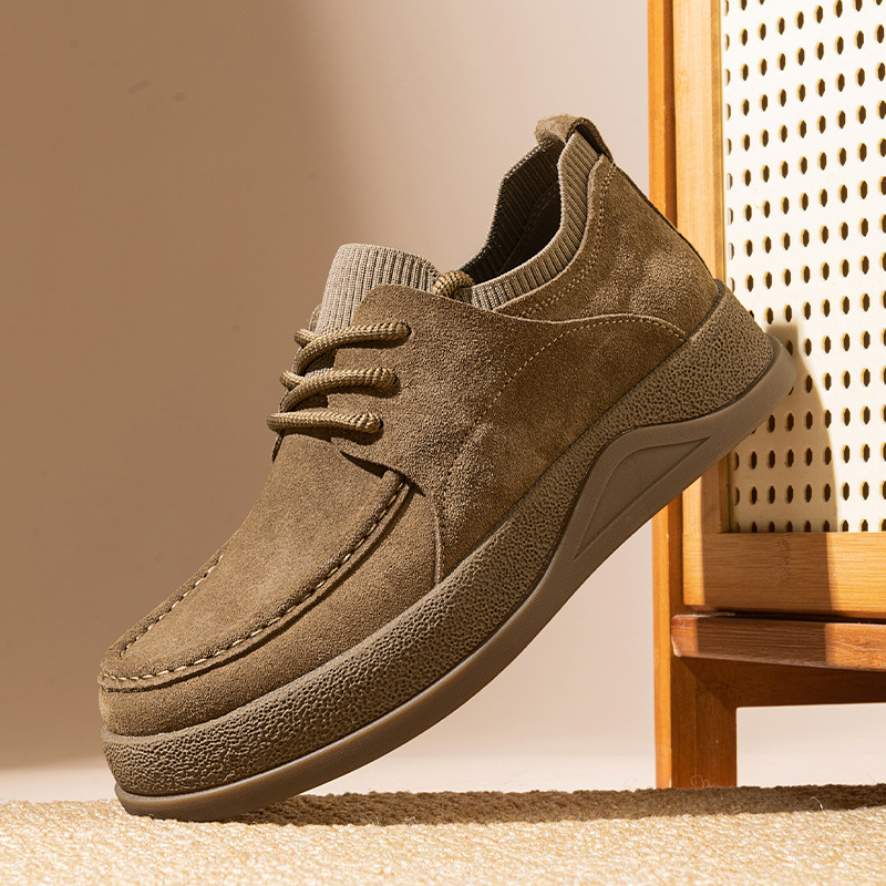 Men's Suede Cushioned Slip-On Casual Shoes 2