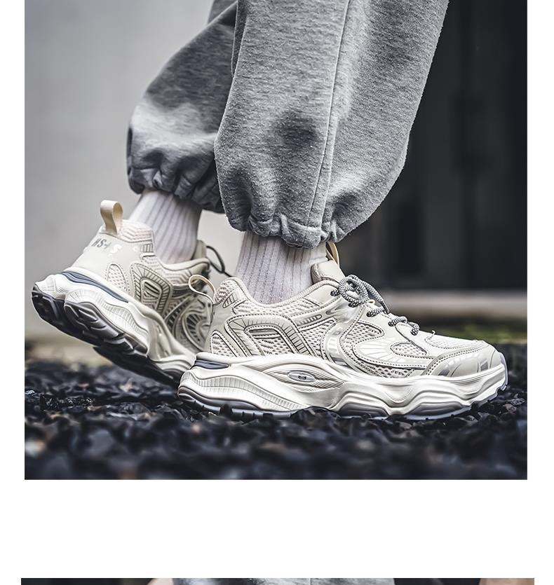 Atmungsaktive Mesh-Plateau-Freizeitschuhe für Herren detail 16