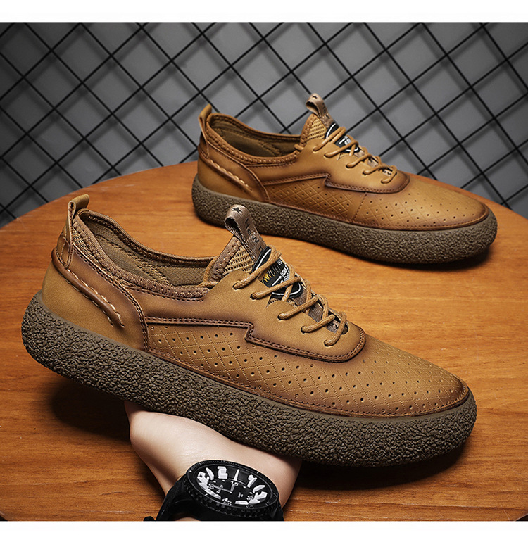 Atmungsaktive Freizeitschuhe für Herren mit Schnürung detail 12
