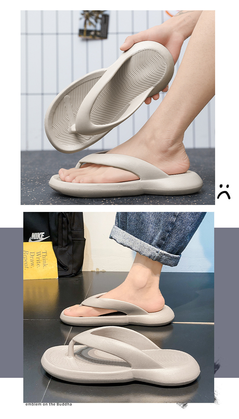Unisex Lightweight Cushioned EVA Flip-Flops detail 5