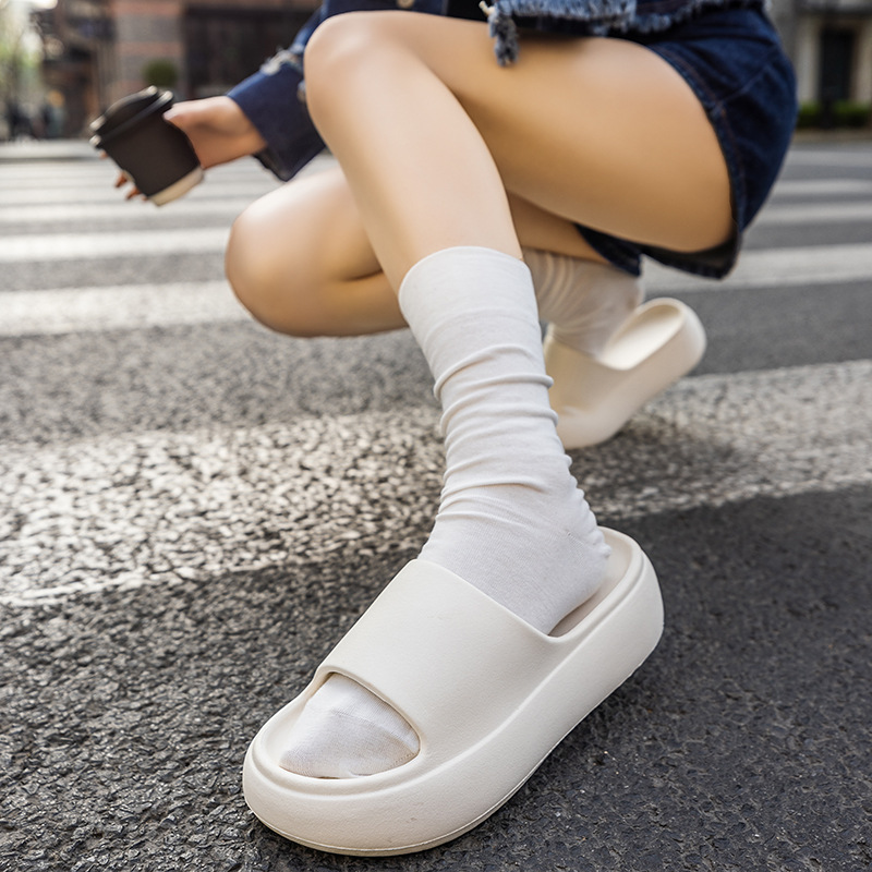 Unisex Thick Platform EVA Cushioned Open-Toe Slippers 4
