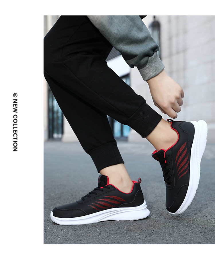 Lichte hardloopschoenen voor heren met veters en demping detail 13