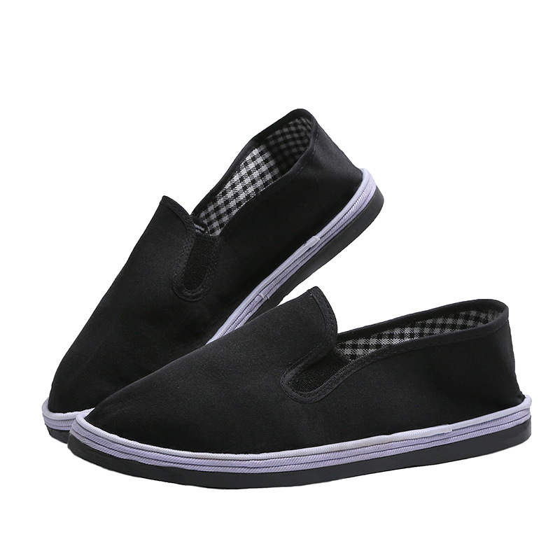 Black cloth shoes