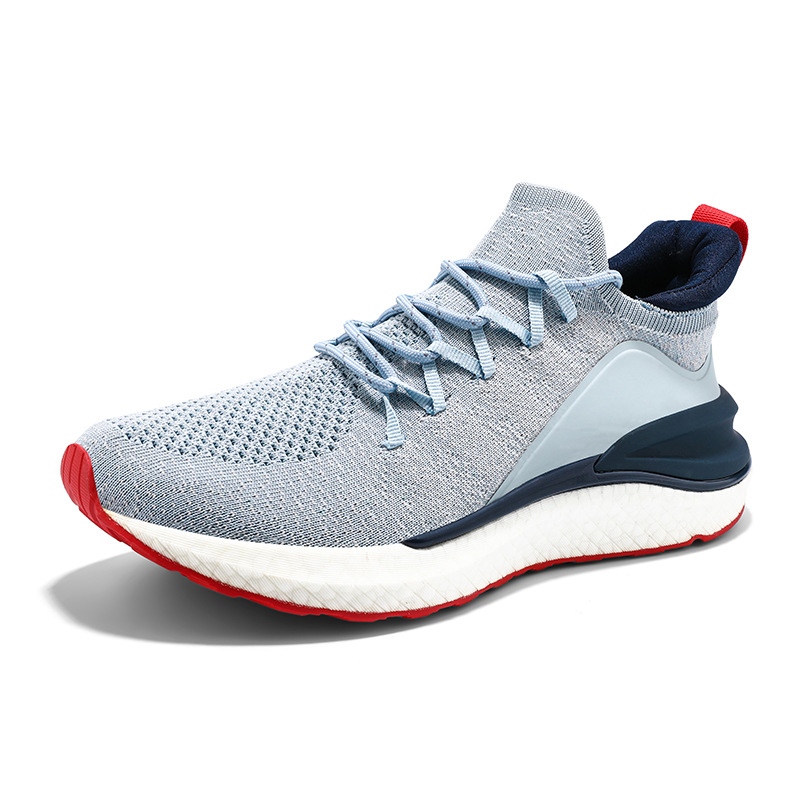 Heren hardloopschoenen van ademend knit-materiaal met demping 3