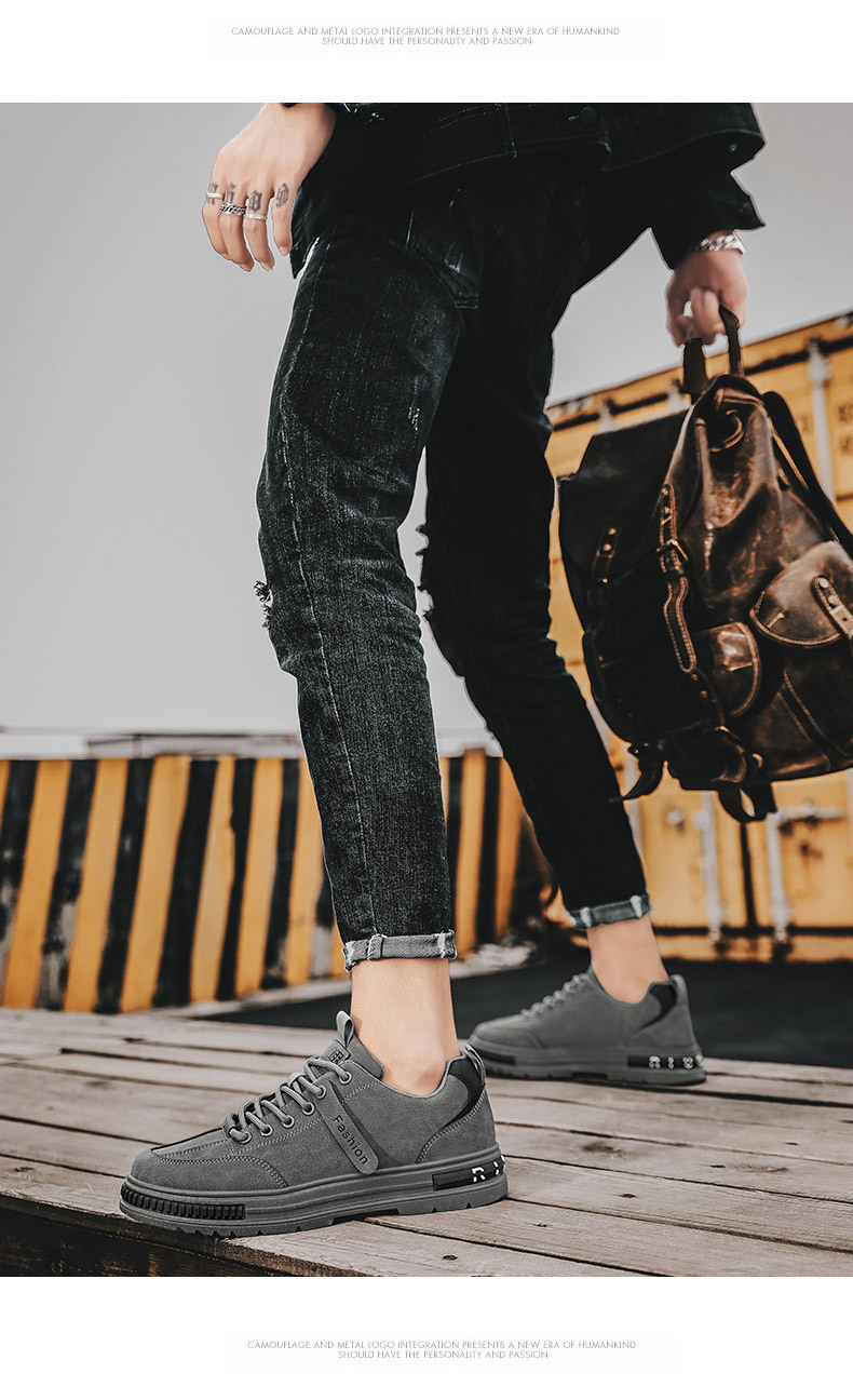 Rutschfeste Schnür-Freizeitschuhe für Herren detail 5