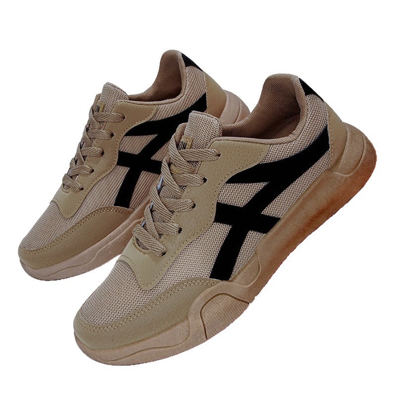 Sneakers casual da uomo traspiranti in mesh con lacci 6