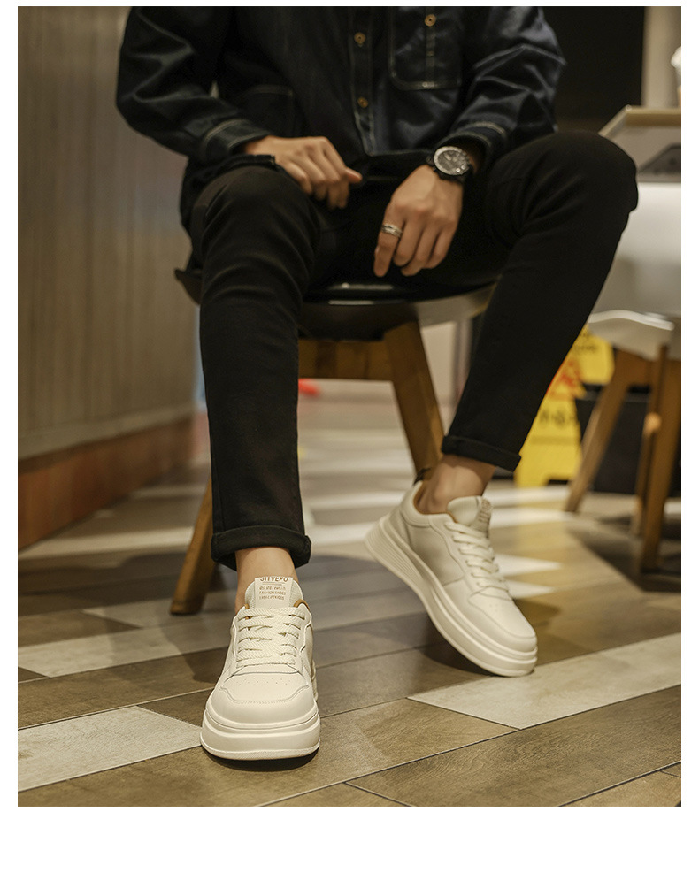 Sneakers casual da uomo stringate con plateau e ammortizzazione detail 2